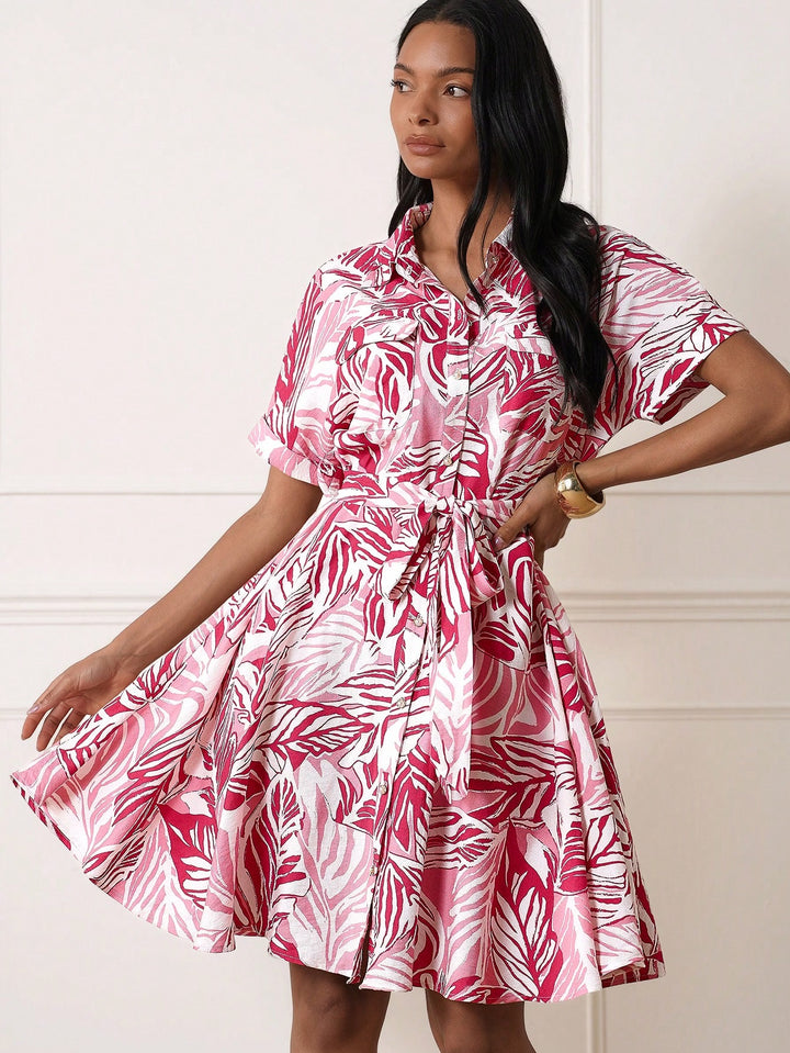 Rochie scurtă SHEIN, roz
