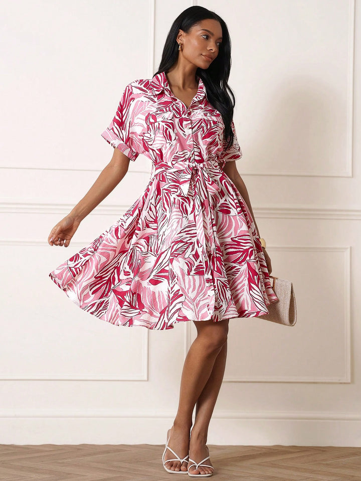 Rochie scurtă SHEIN, roz