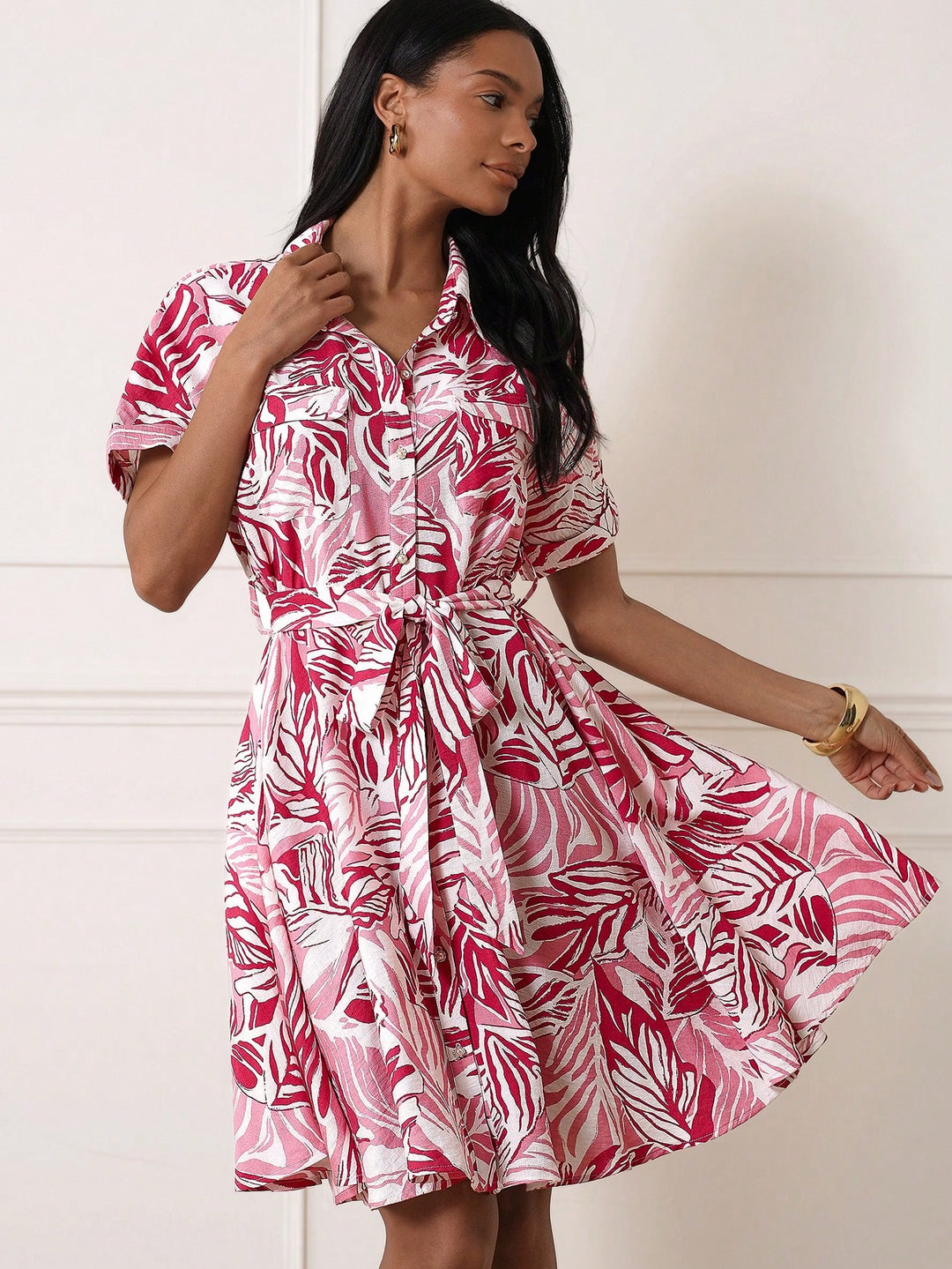 Rochie scurtă SHEIN, roz