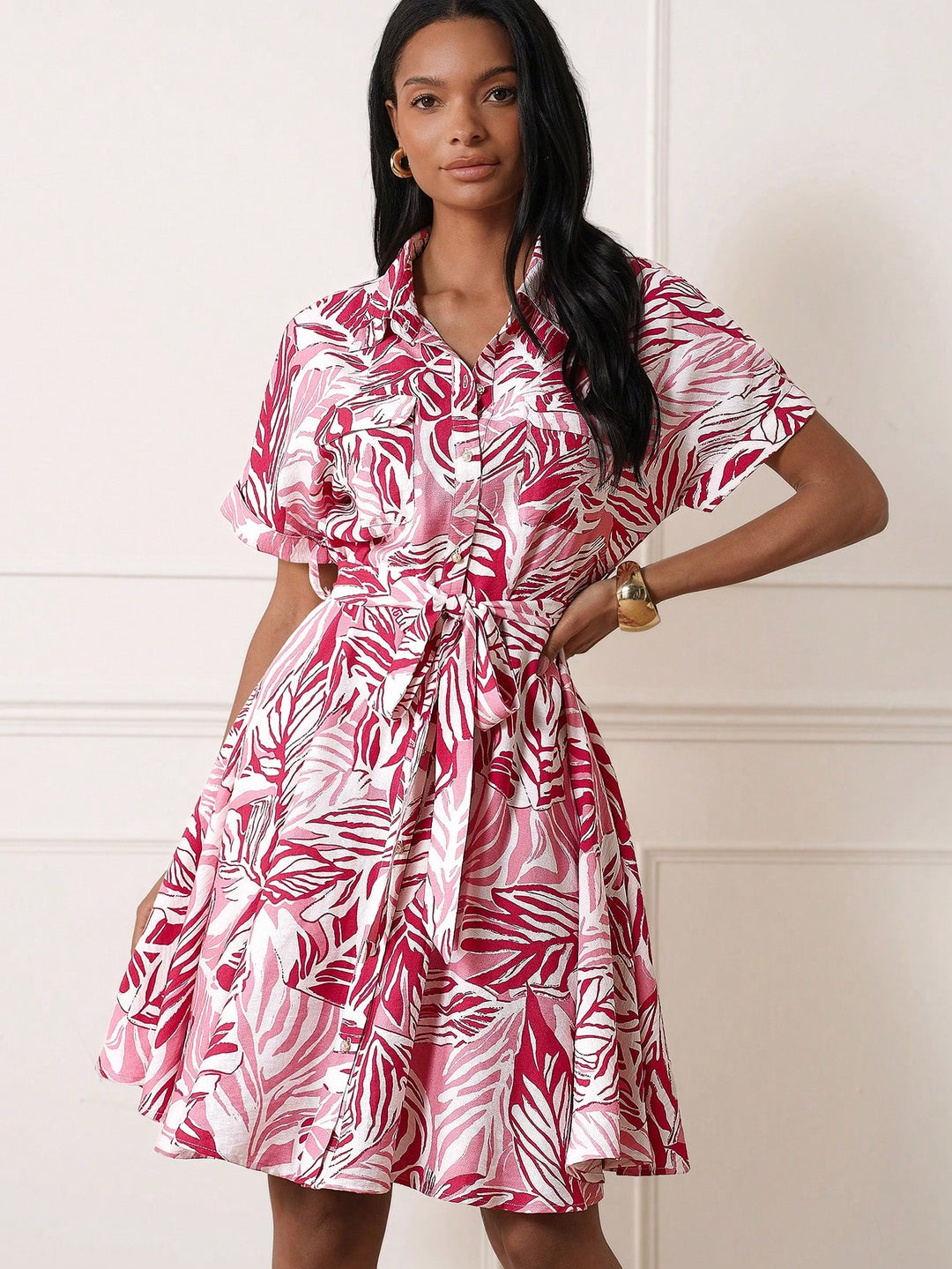 Rochie scurtă SHEIN, roz