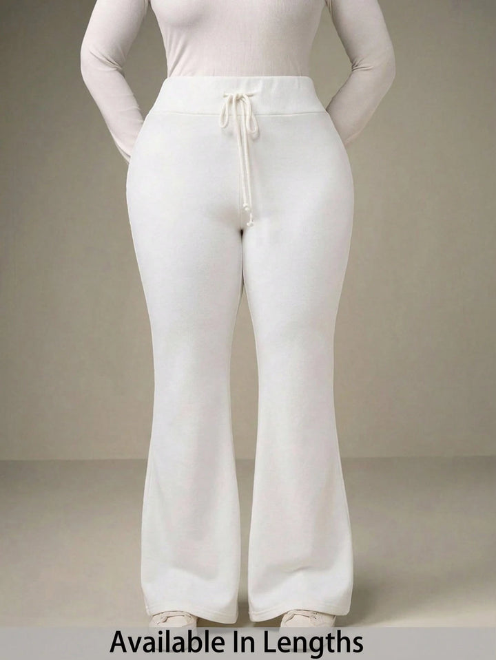 Pantaloni SHEIN, alb