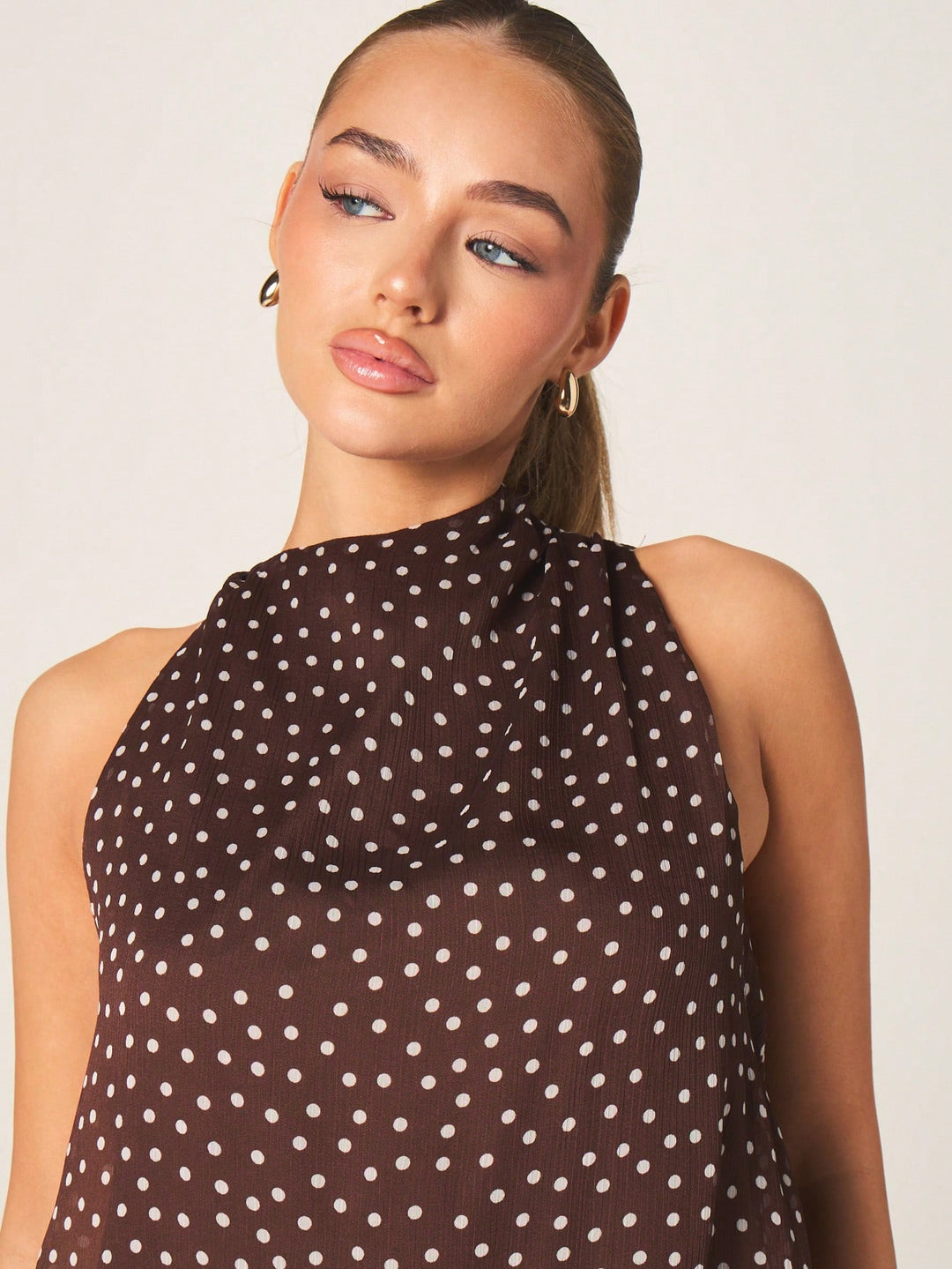 Rochie mini SHEIN, maro