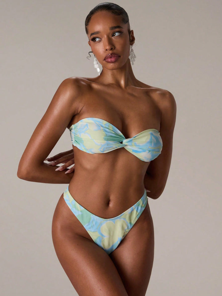Set bikini SHEIN, albastru