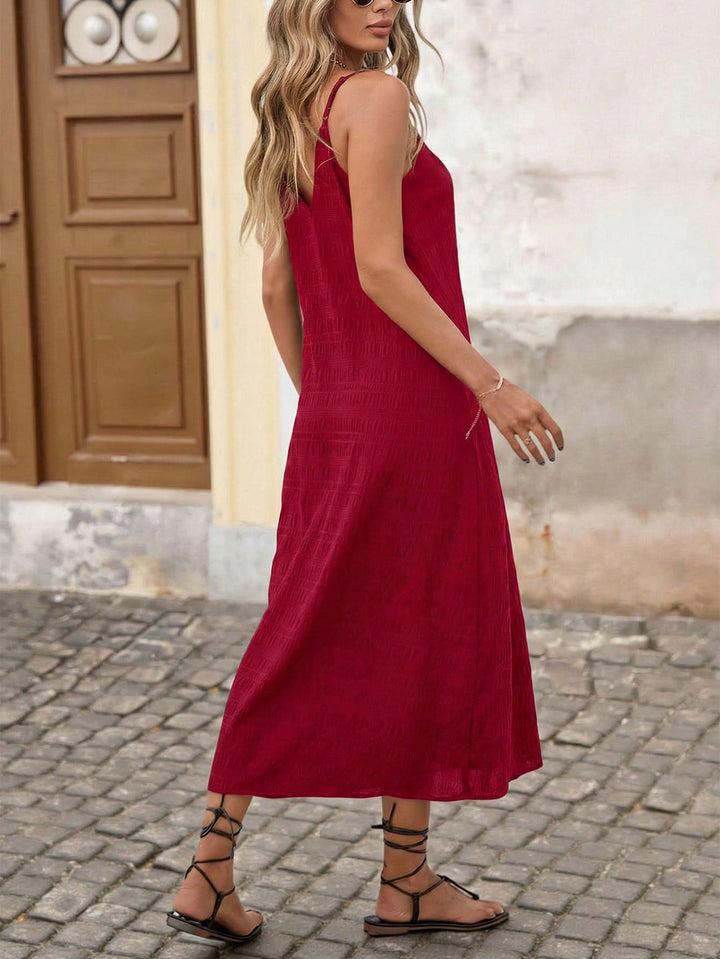 Rochie midi SHEIN, roșu