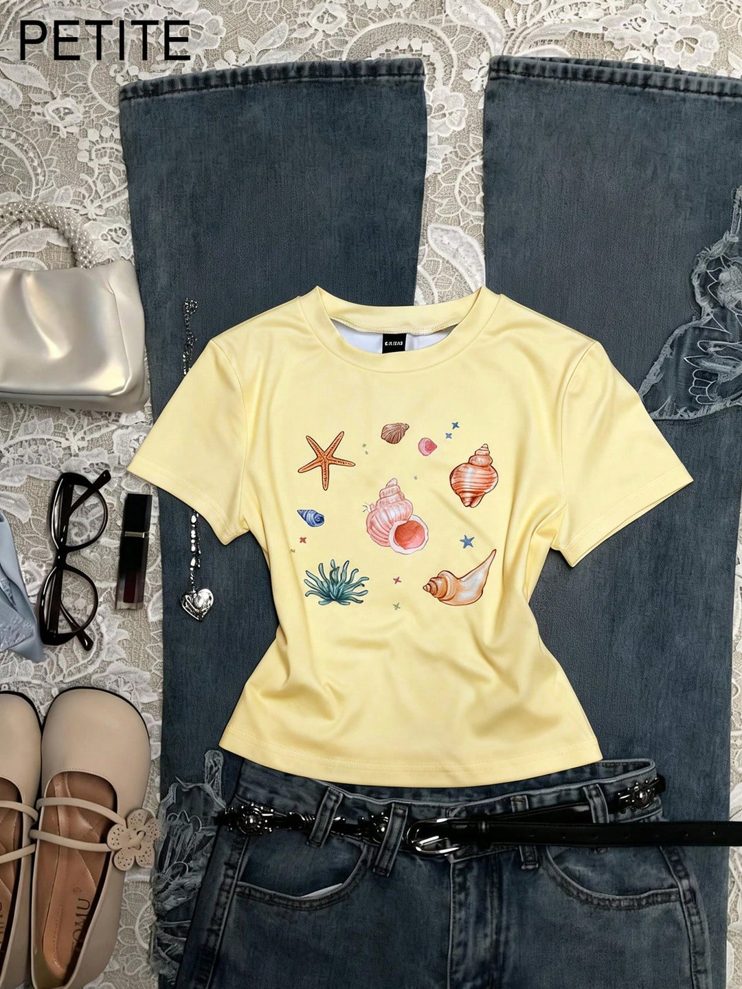Tricou SHEIN, galben