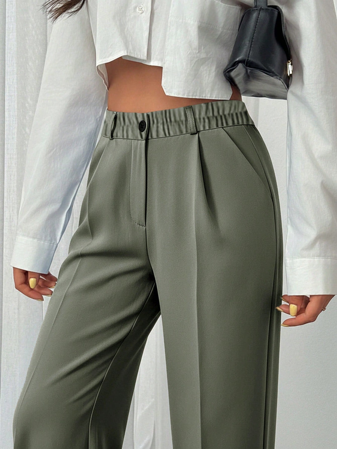 Pantaloni SHEIN, kaki