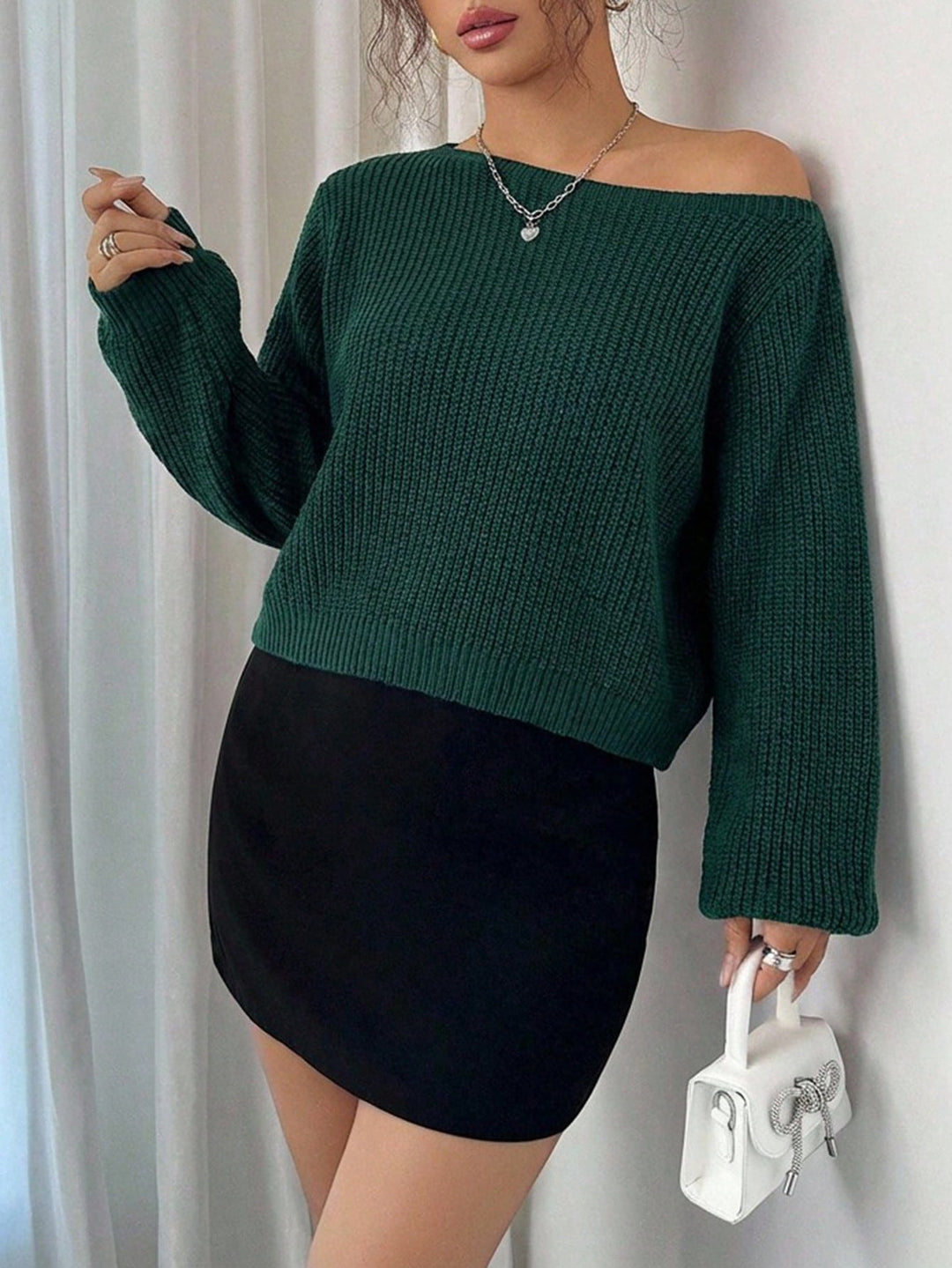 Pulover SHEIN, verde