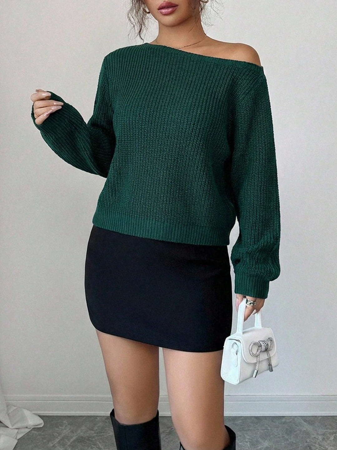 Pulover SHEIN, verde