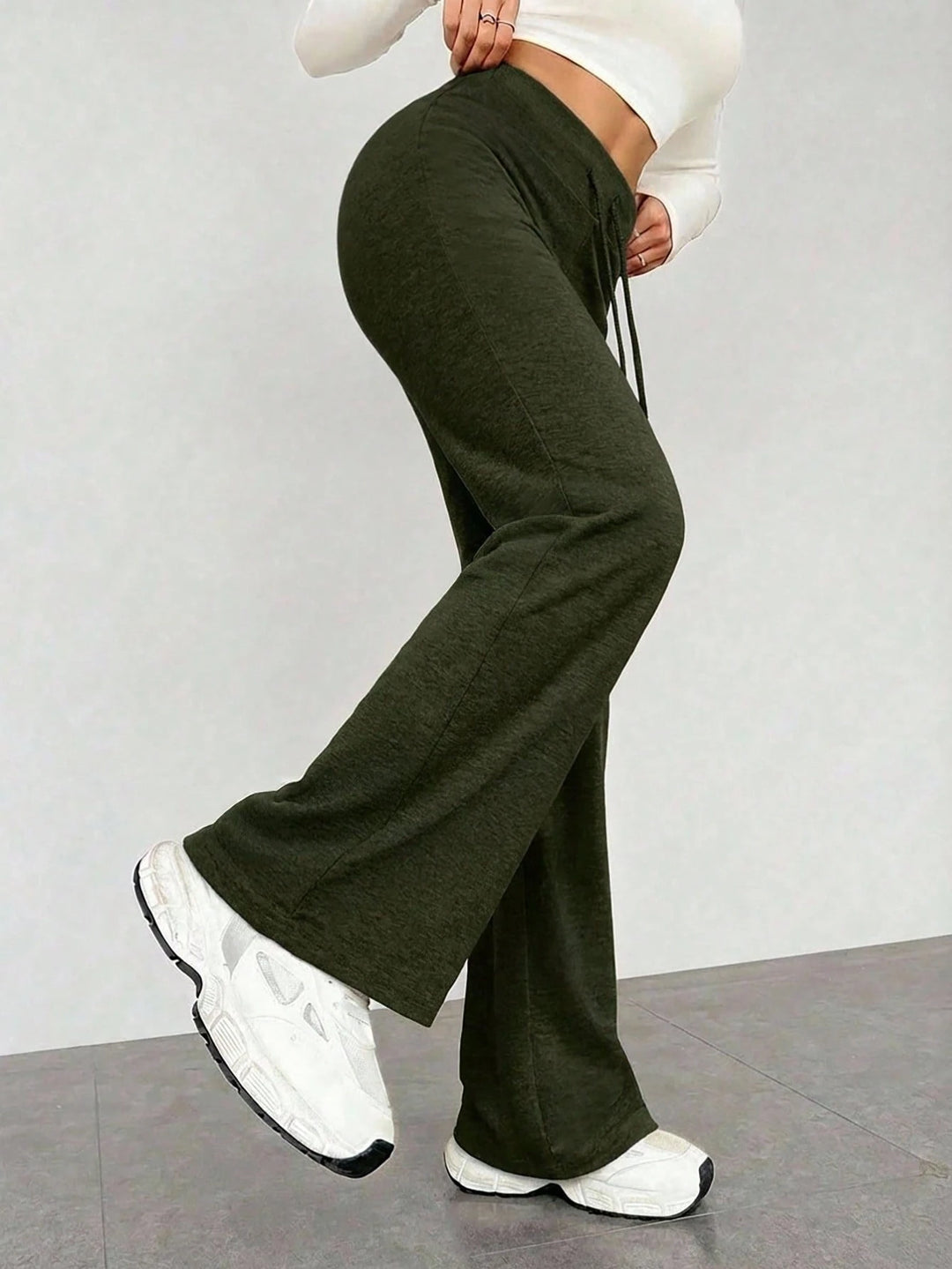 Pantaloni de trening SHEIN, verde