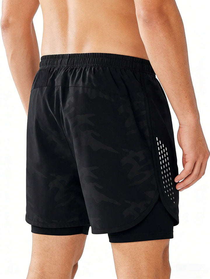 Pantaloni scurți SHEIN, negru
