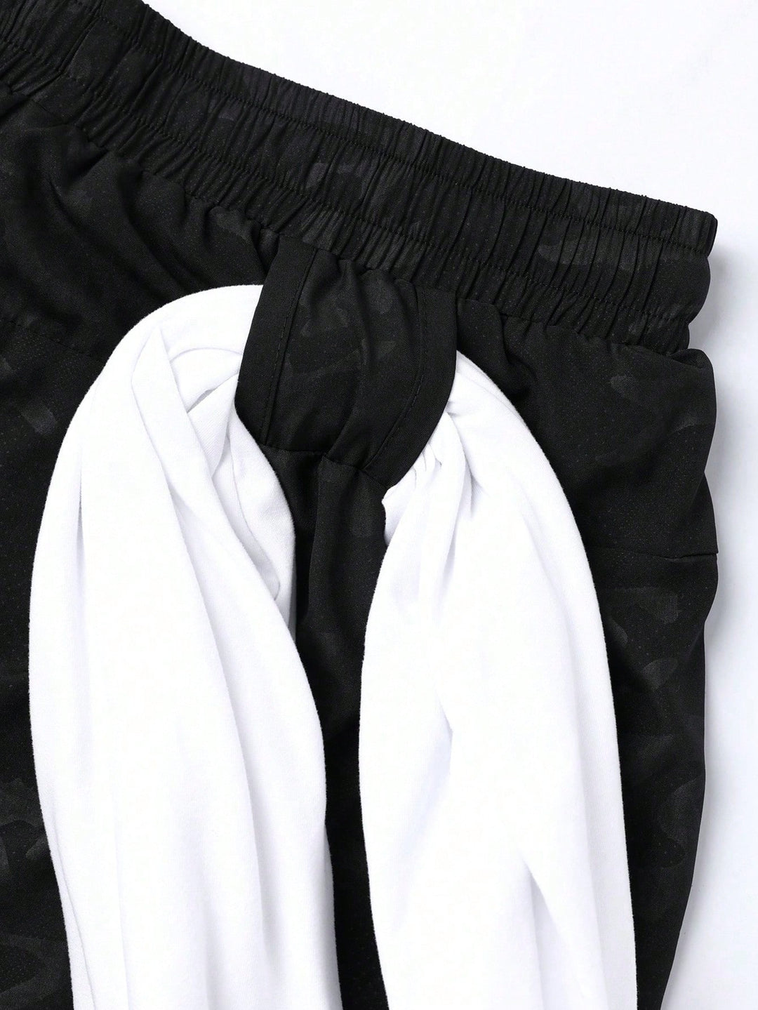 Pantaloni scurți SHEIN, negru