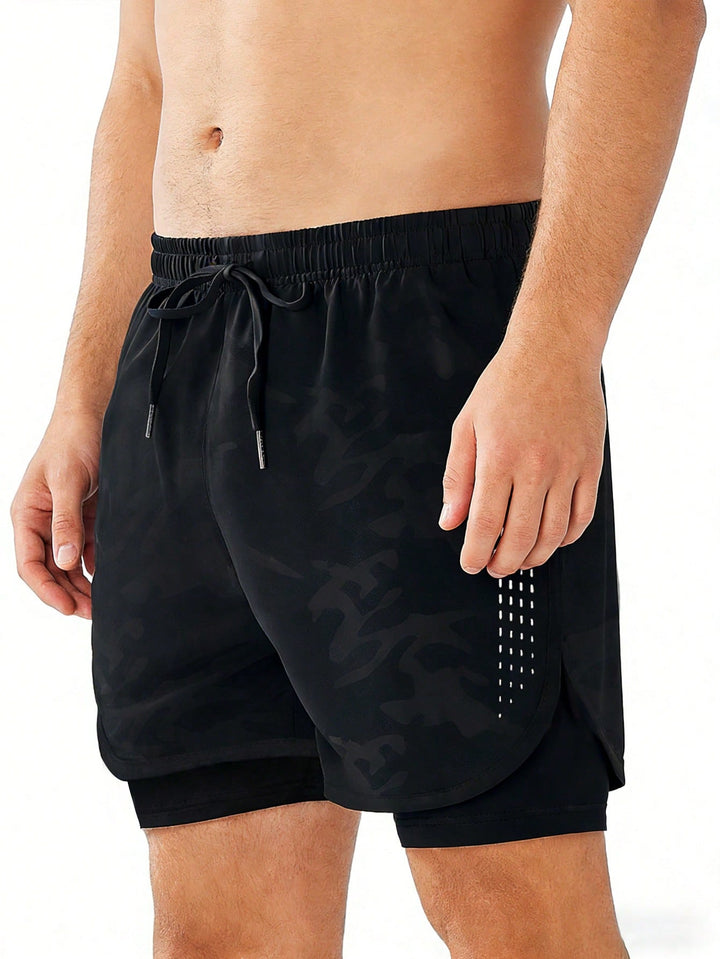 Pantaloni scurți SHEIN, negru
