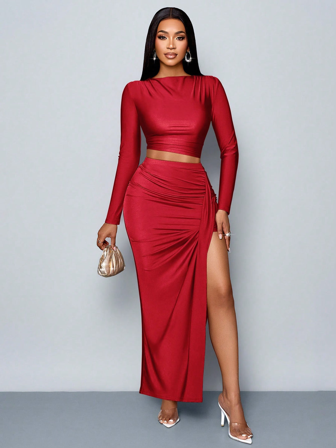 SHEIN együttes, meggypiros