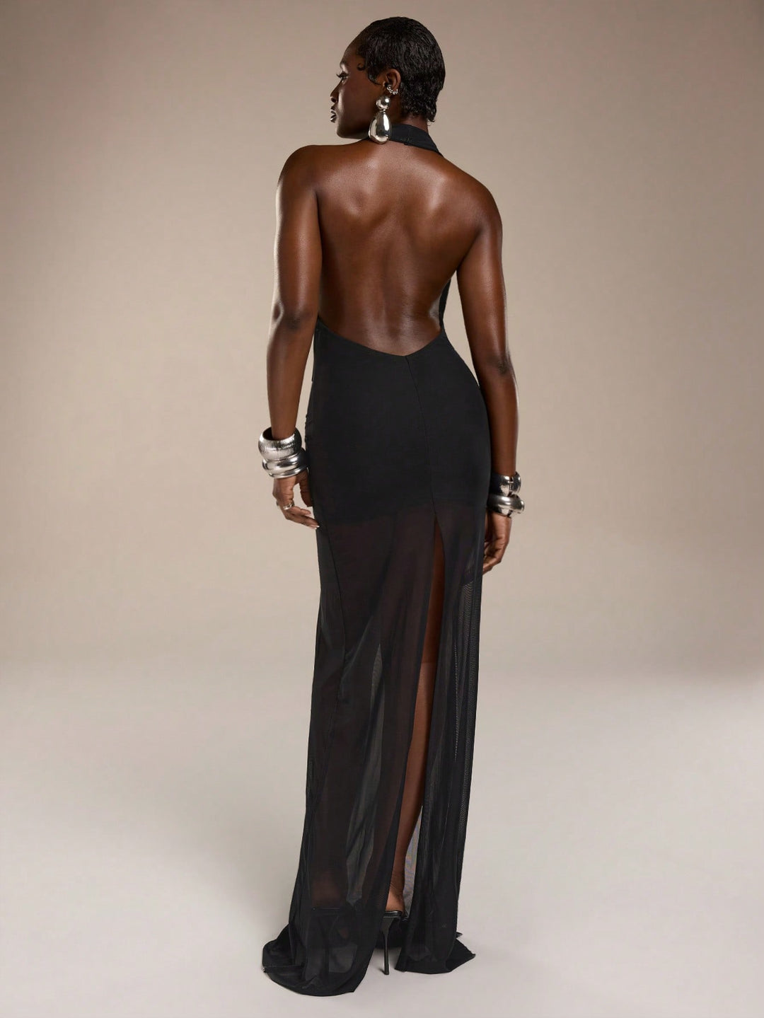 Rochie maxi SHEIN, negru