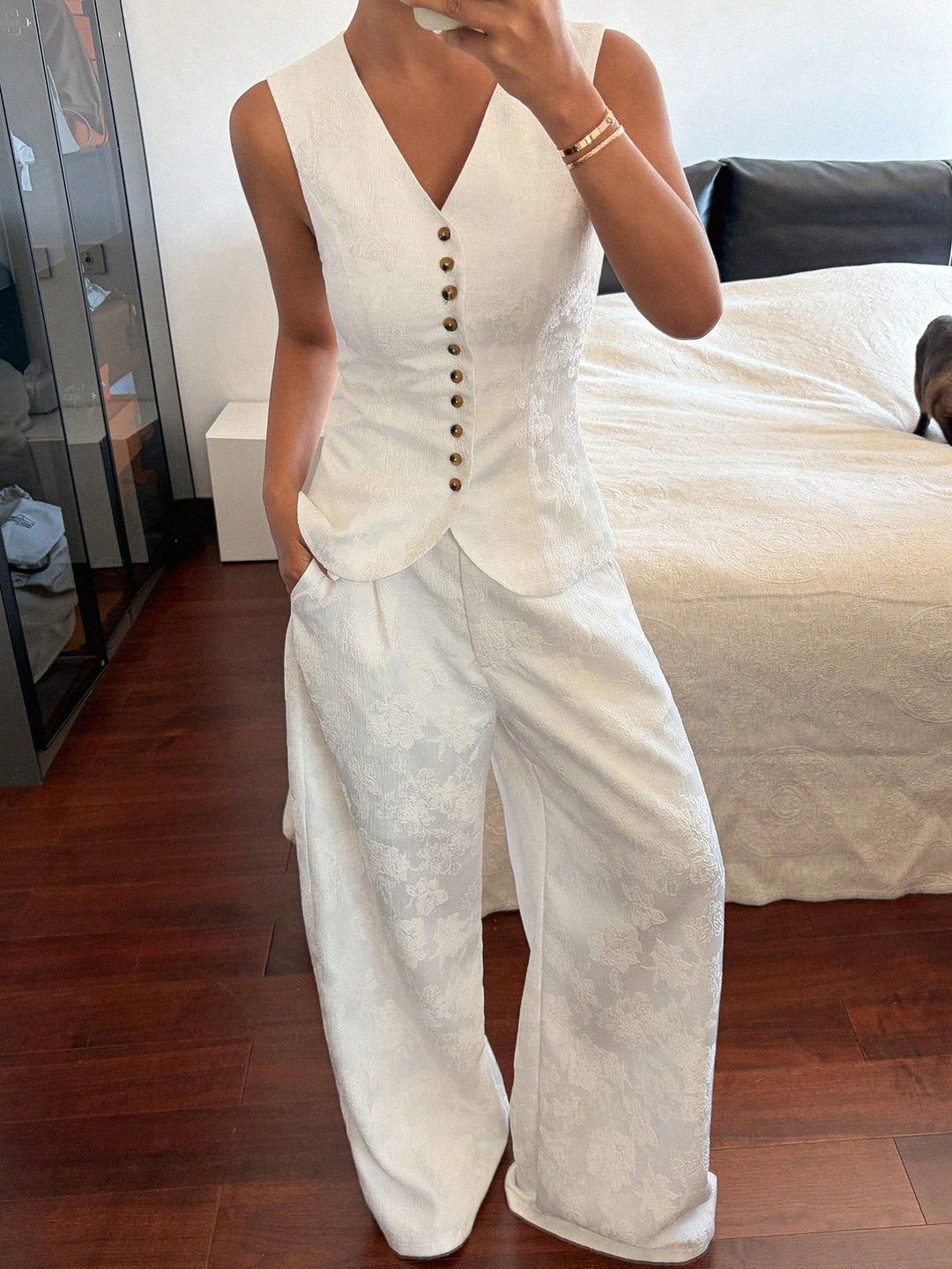 Costum SHEIN, bej