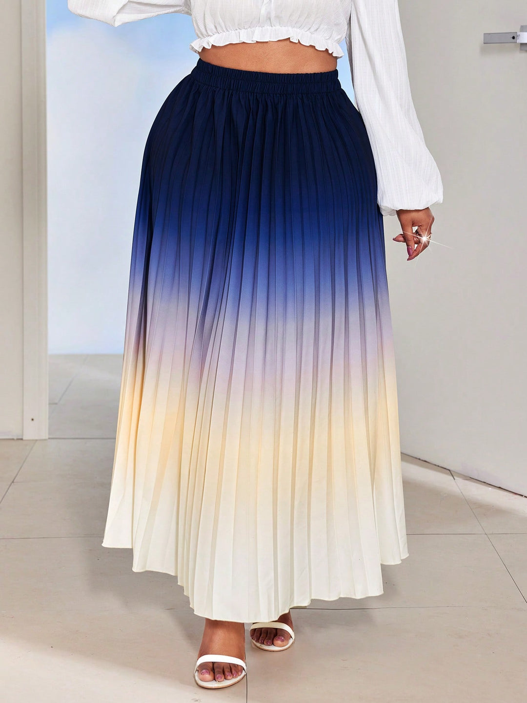 Fustă maxi SHEIN, mix culori