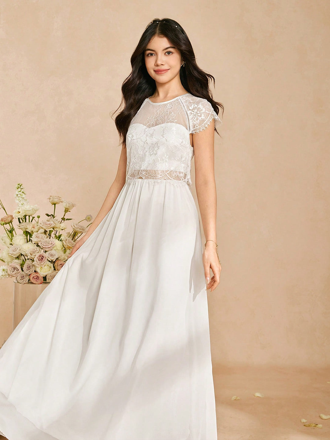 Rochie SHEIN, alb