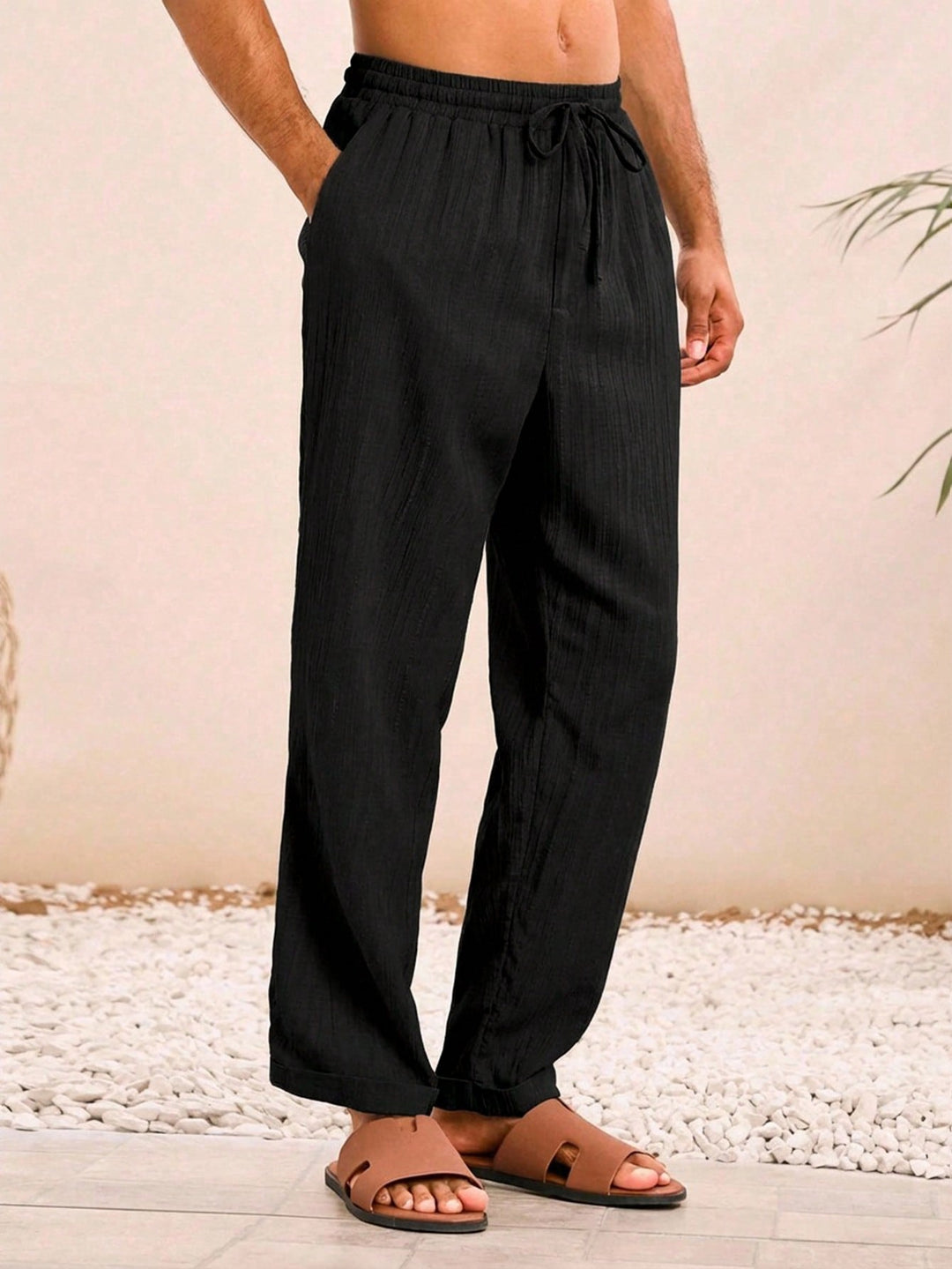 Pantalon SHEIN, negru
