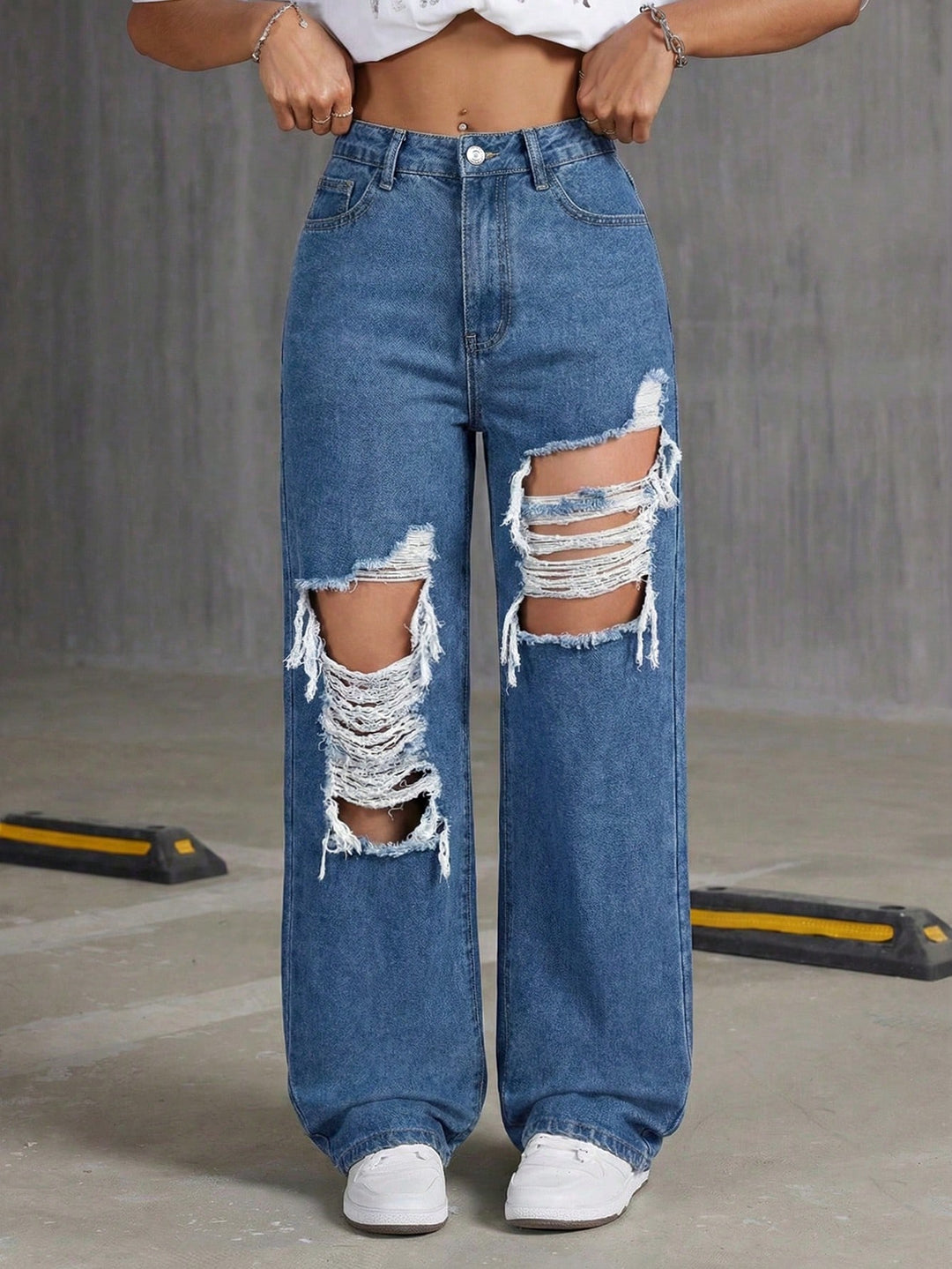 Jeans SHEIN, albastru