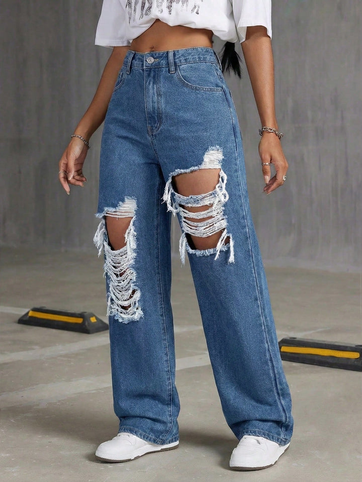Jeans SHEIN, albastru