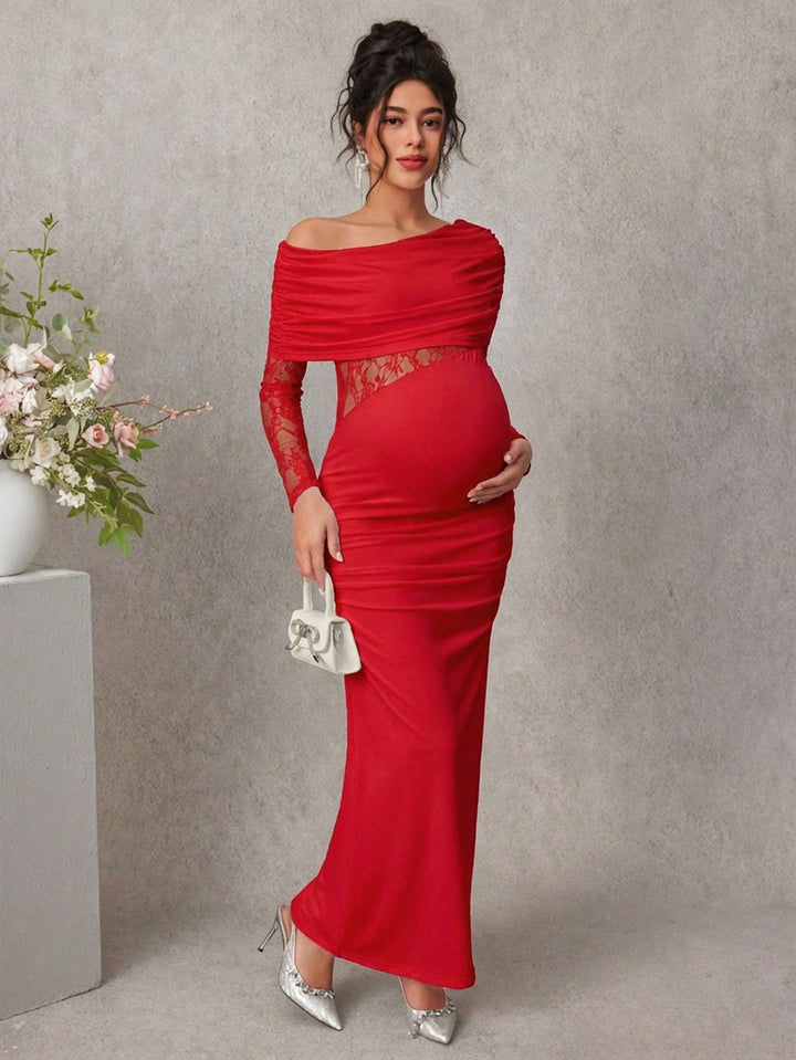 Rochie maxi SHEIN, roșu