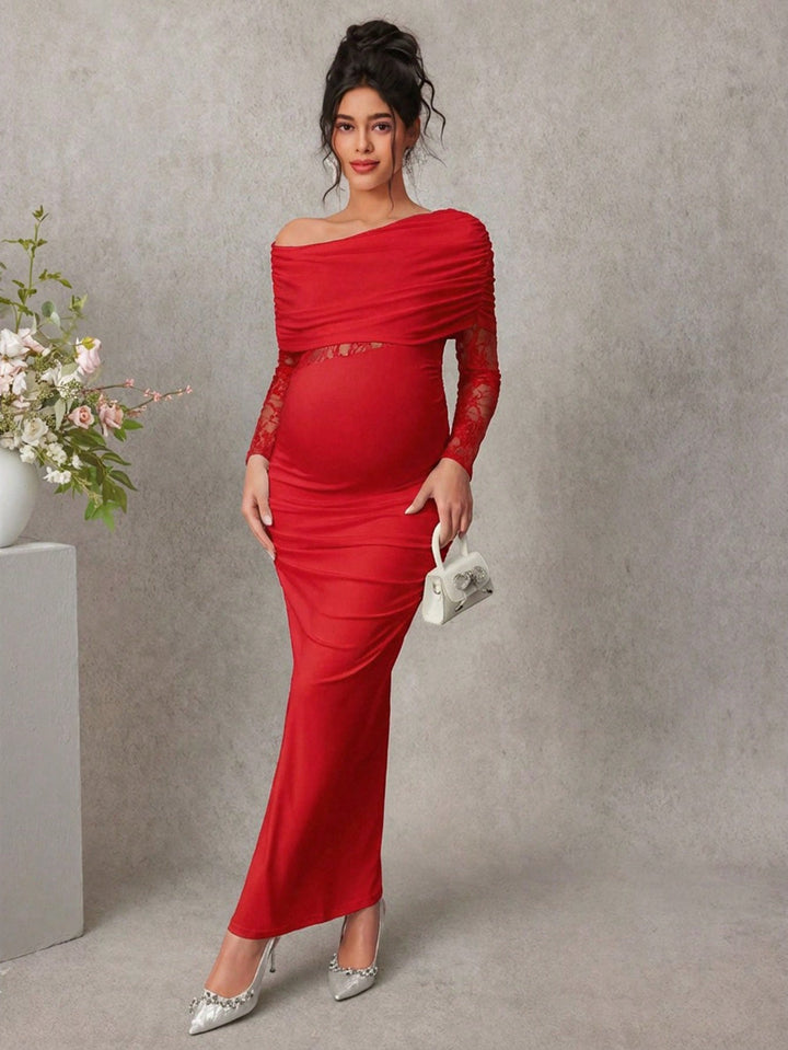 Rochie maxi SHEIN, roșu