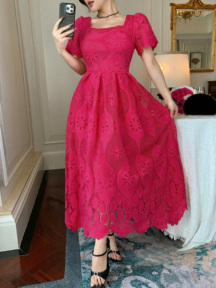 Rochie maxi SHEIN, roz