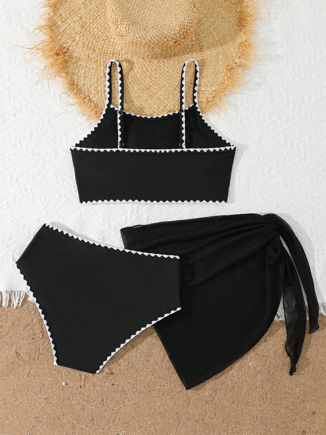 Set bikini SHEIN, negru