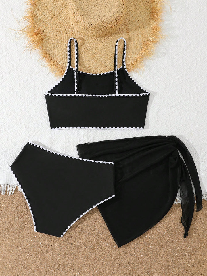 Set bikini SHEIN, negru