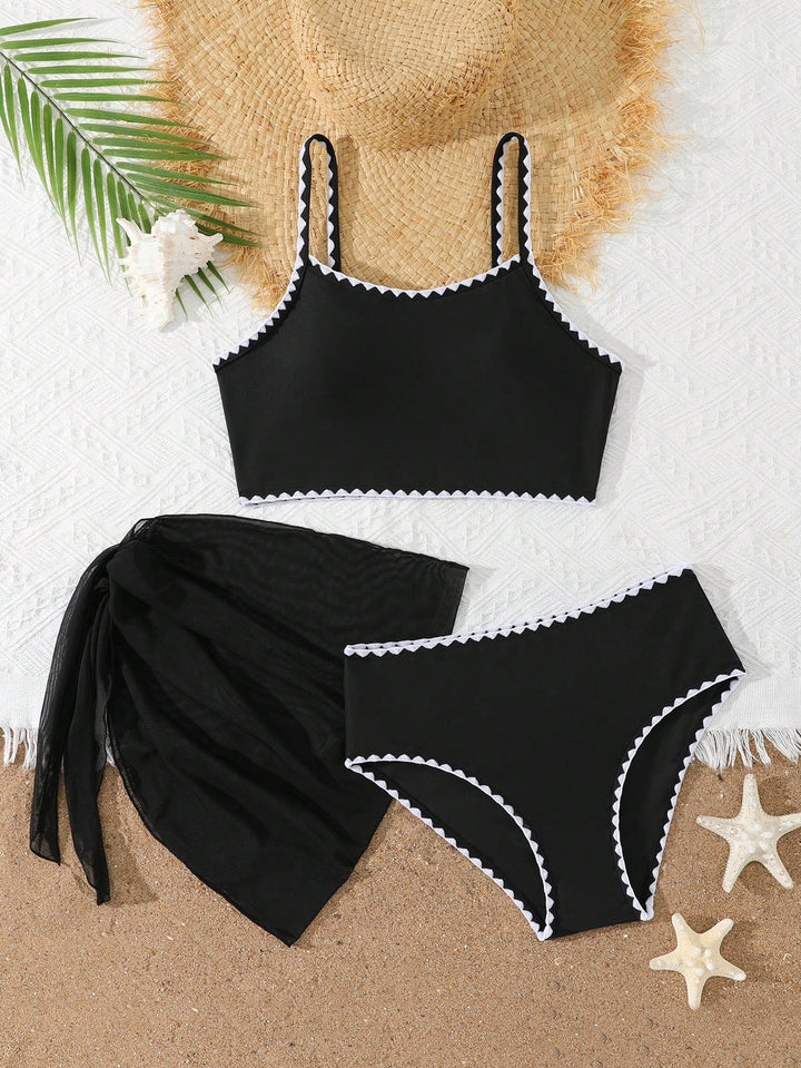Set bikini SHEIN, negru