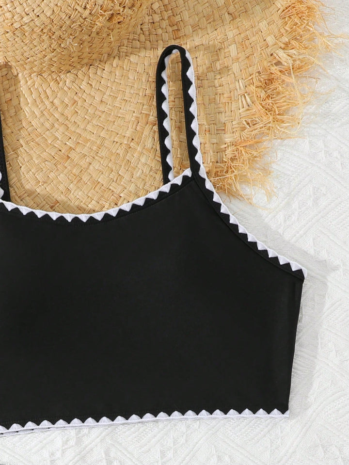 Set bikini SHEIN, negru
