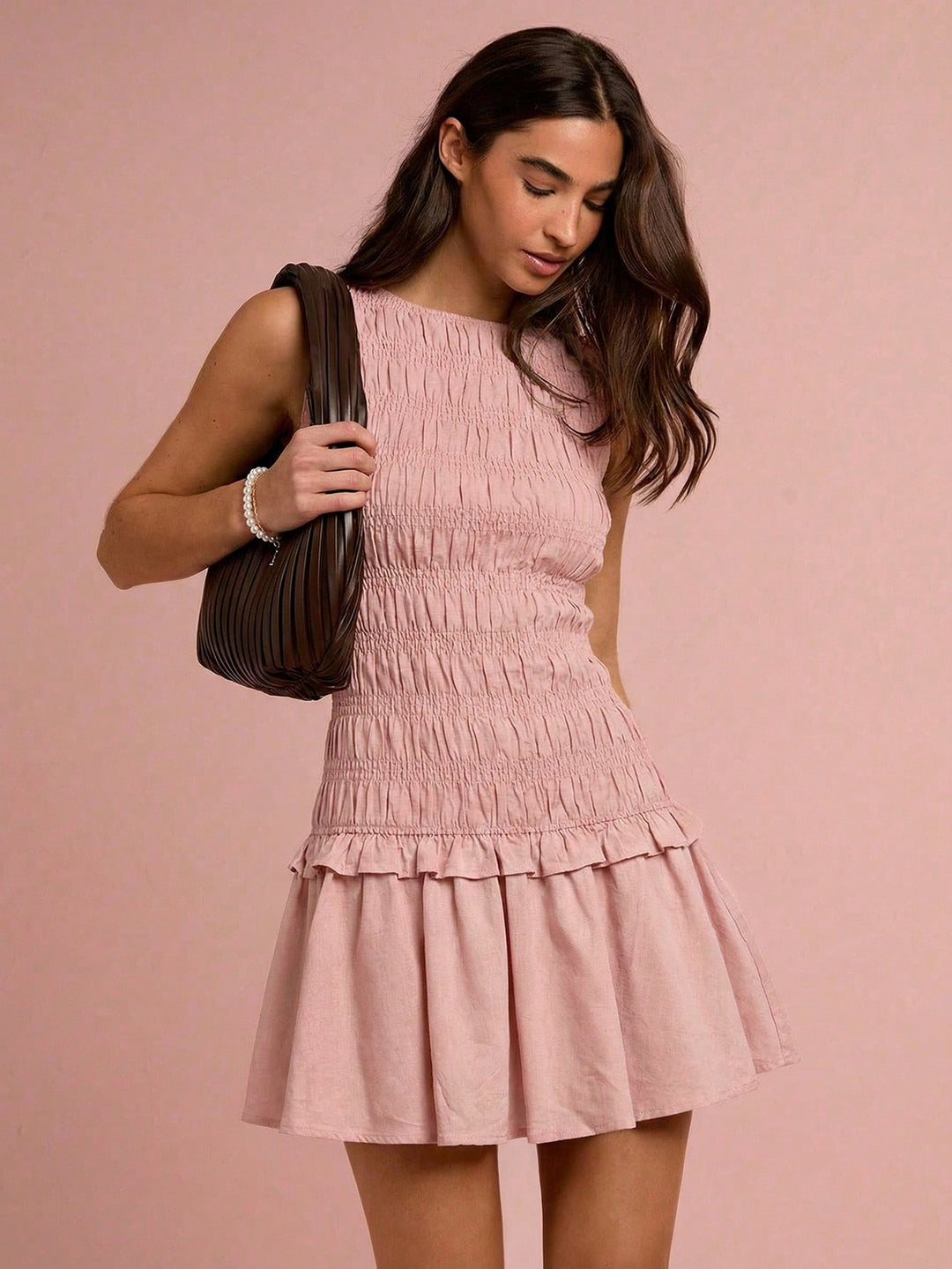 Rochie scurtă SHEIN, roz