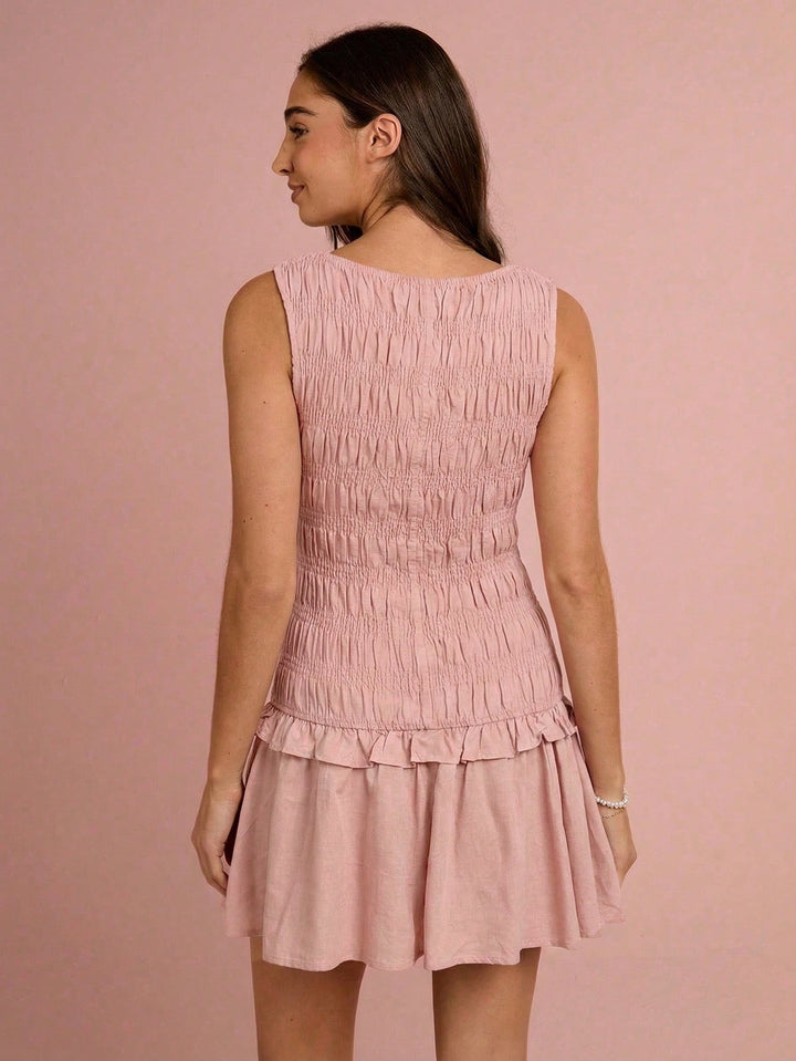 Rochie scurtă SHEIN, roz