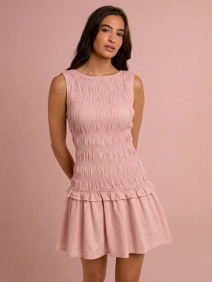 Rochie scurtă SHEIN, roz