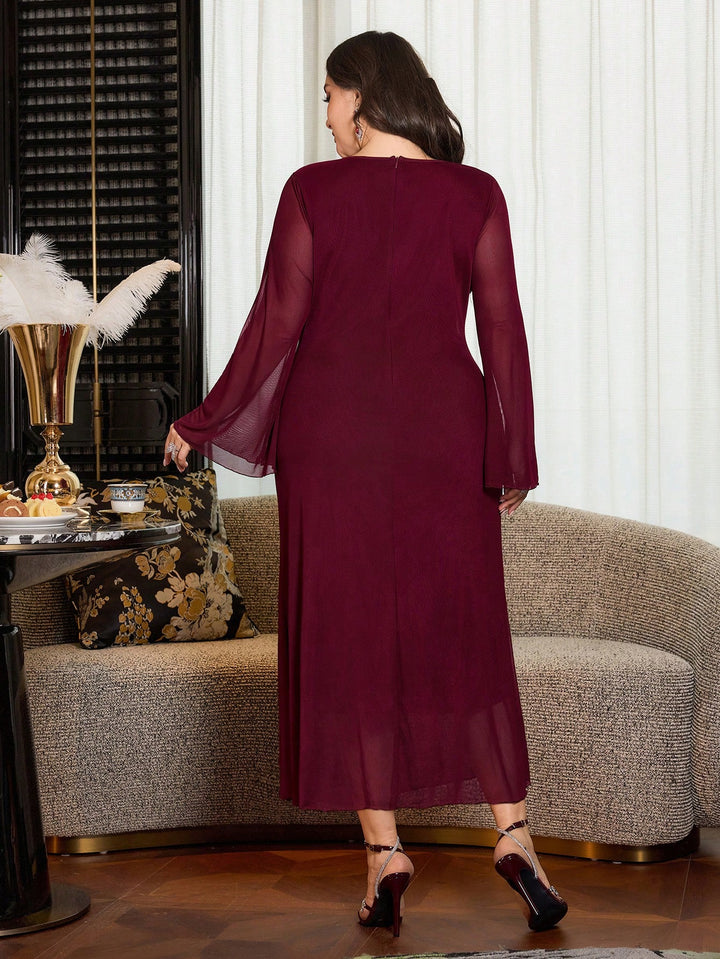 Rochie SHEIN, vișiniu