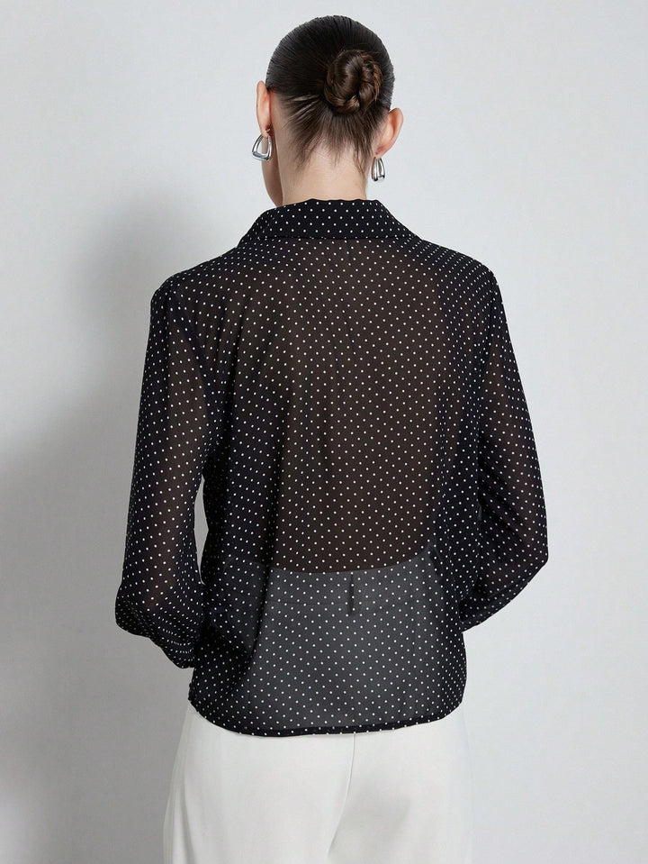 Bluza cu mâneci lungi SHEIN, negru