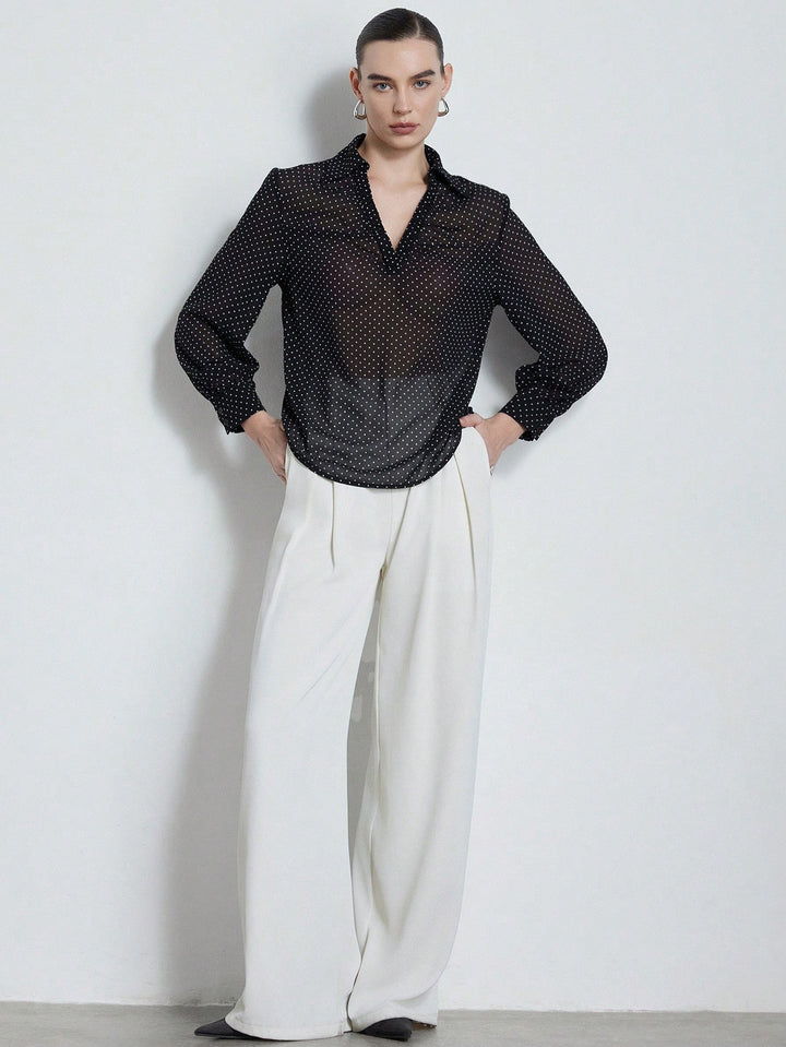 Bluza cu mâneci lungi SHEIN, negru