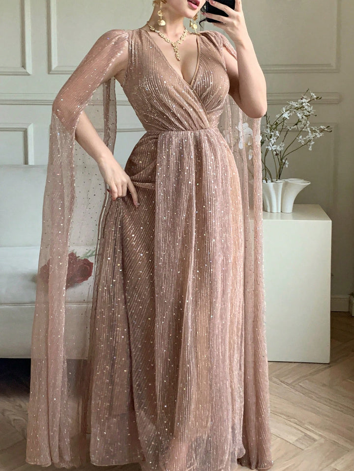 Rochie maxi SHEIN, kaki