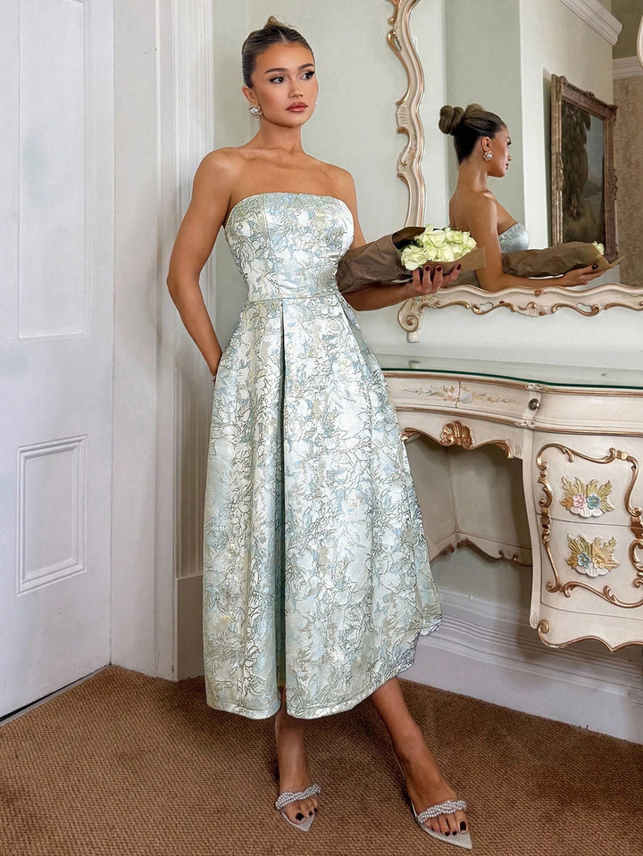 Rochie maxi SHEIN, albastru