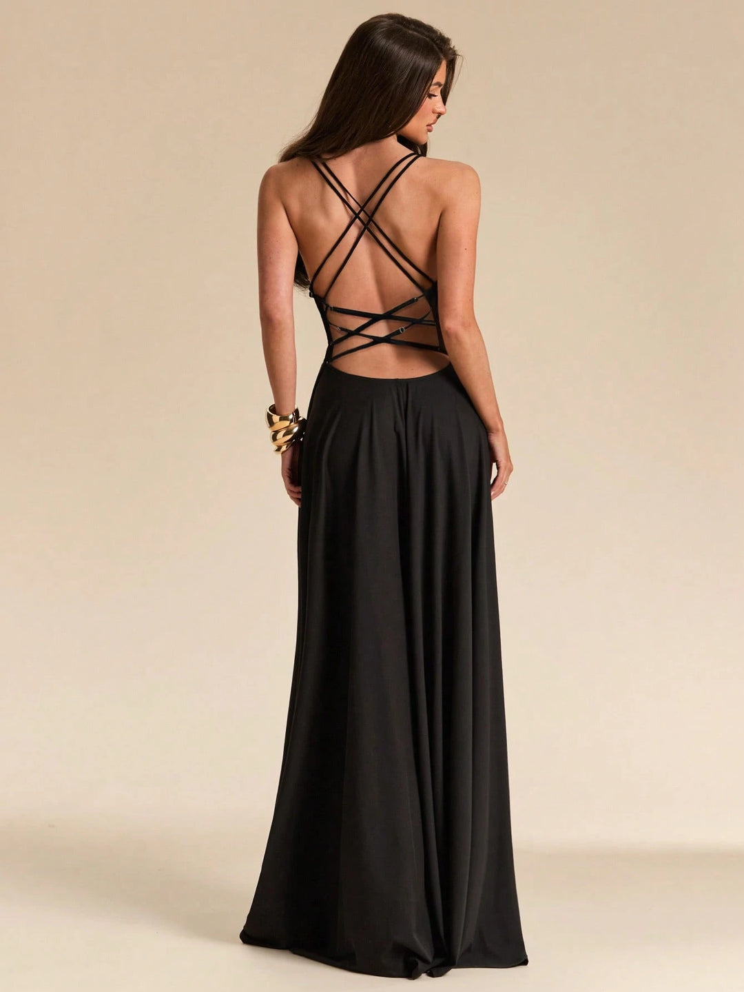 Rochie maxi SHEIN, negru
