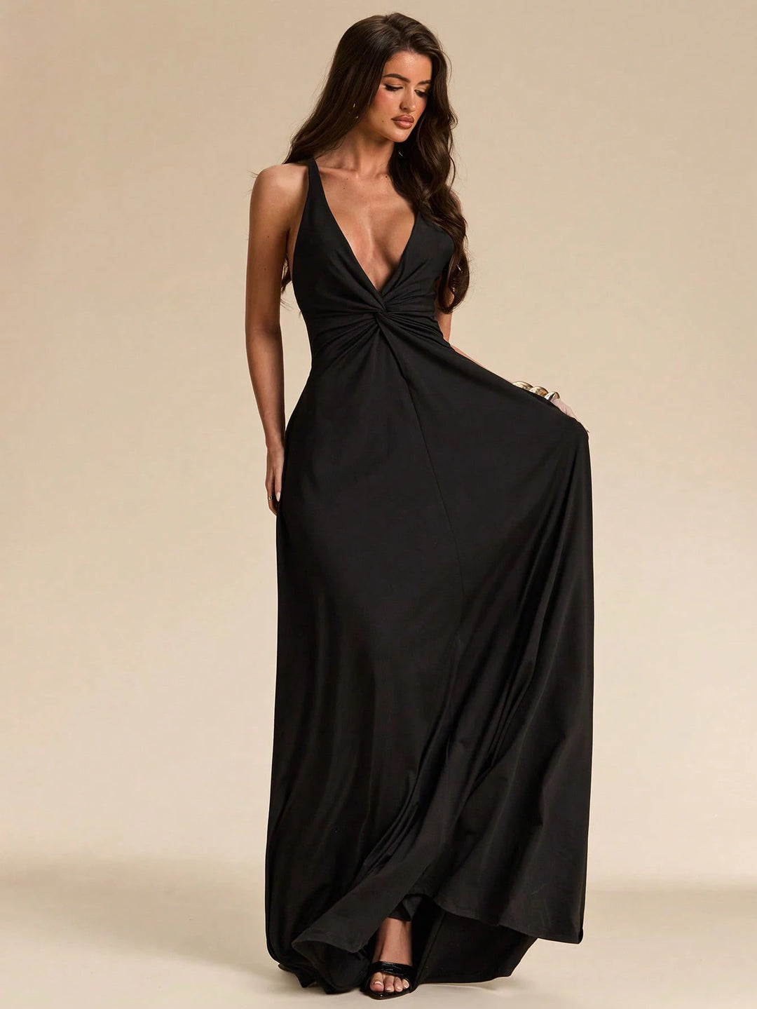 Rochie maxi SHEIN, negru