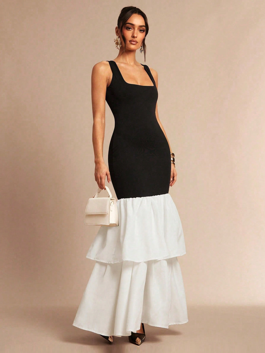 Rochie maxi SHEIN, negru