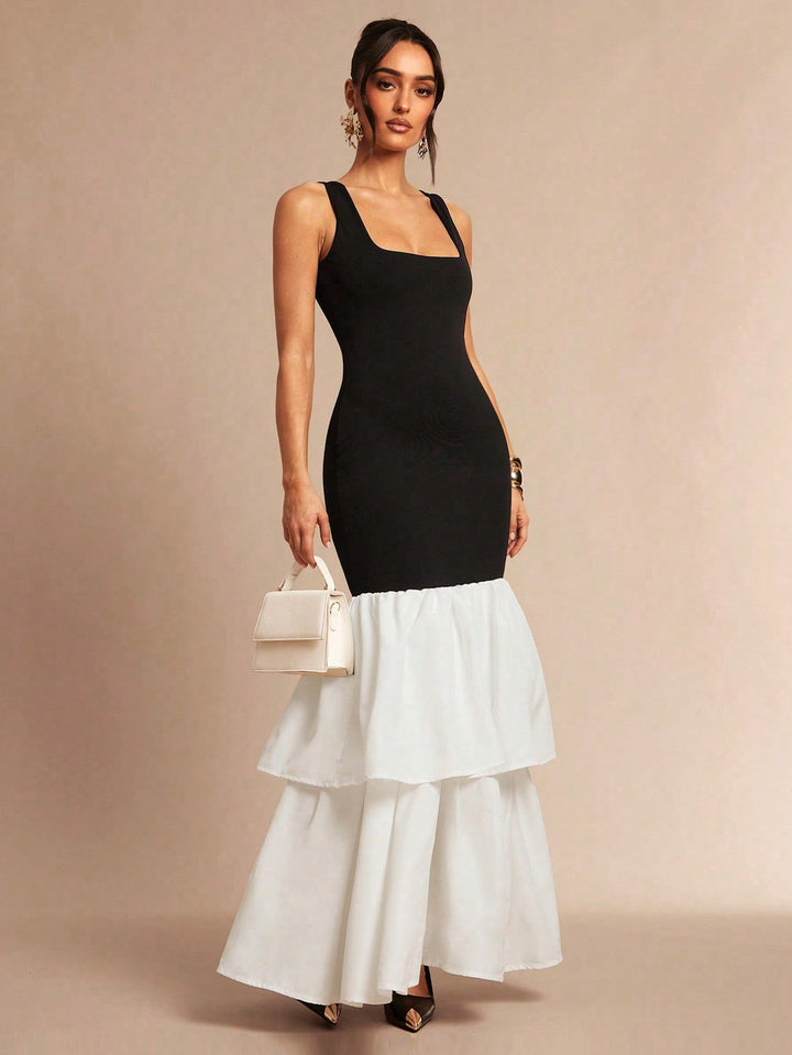Rochie maxi SHEIN, negru