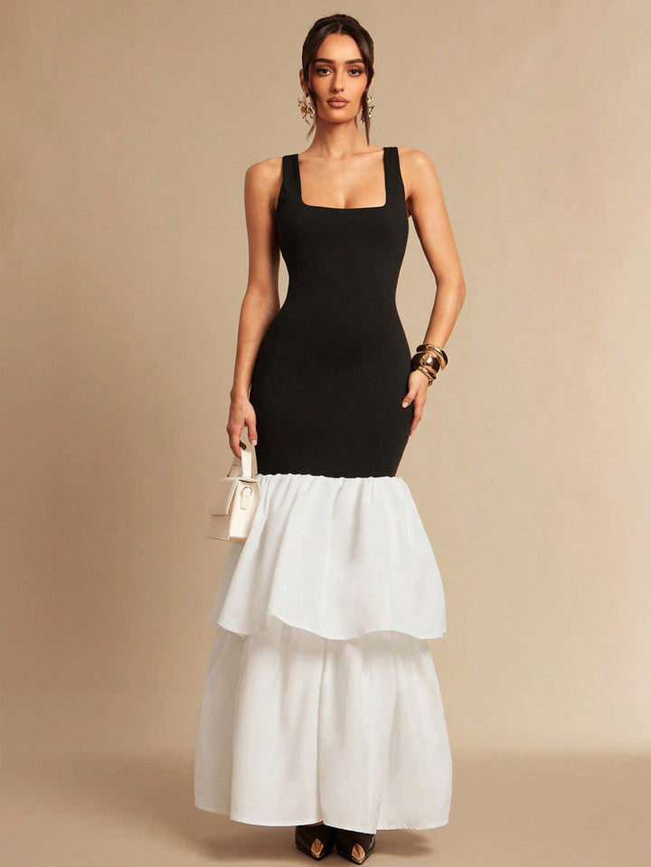 Rochie maxi SHEIN, negru
