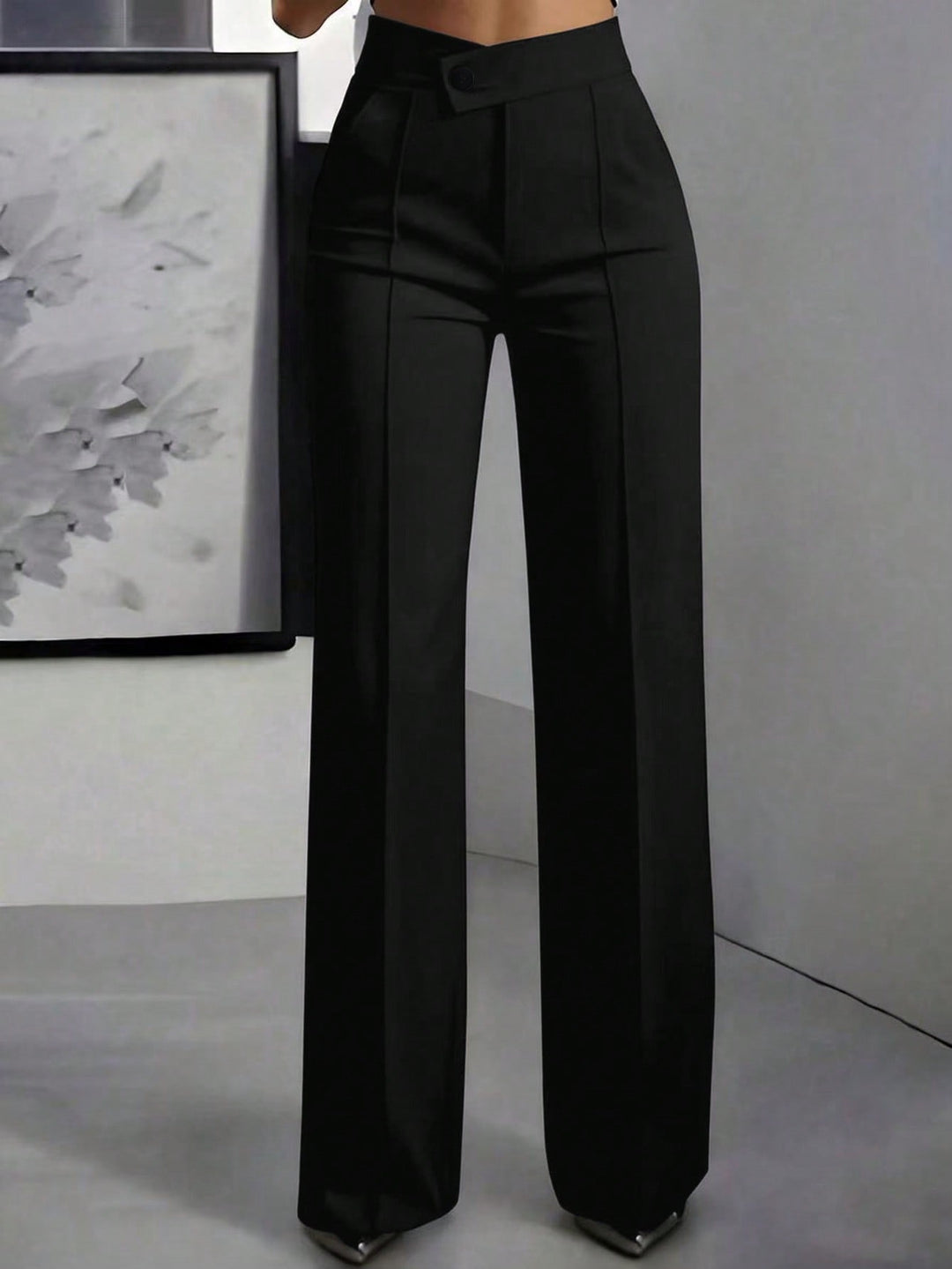 Pantaloni SHEIN, negru