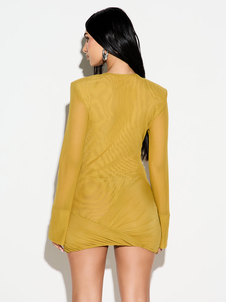 Rochie mini SHEIN, galben