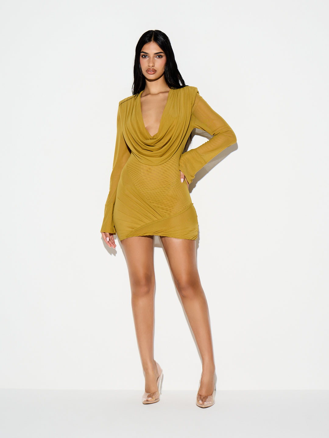 Rochie mini SHEIN, galben