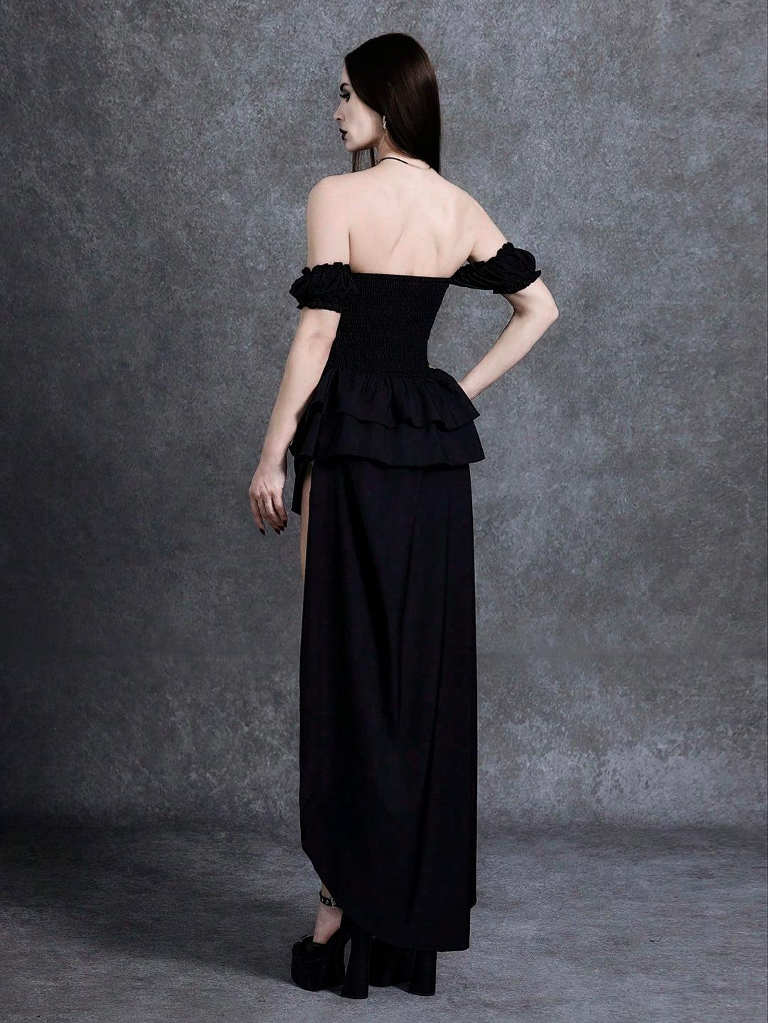 Rochie midi SHEIN, negru