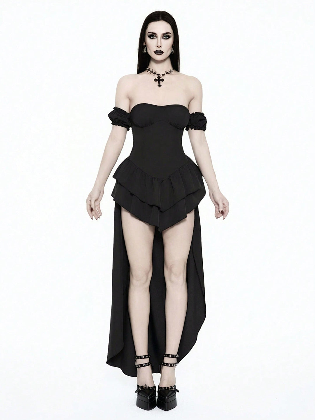 Rochie midi SHEIN, negru
