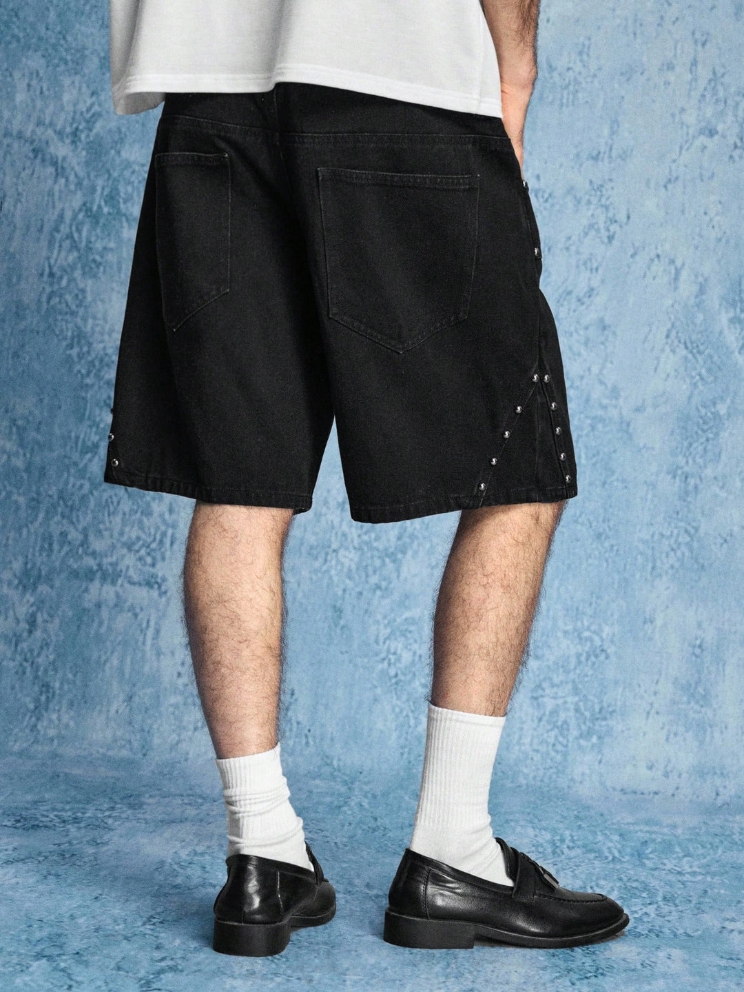 Pantaloni scurți SHEIN, negru